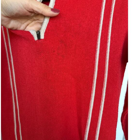 Vintage Retro Nike Unisex Wool Blend Red ACG Thermal Layer 1/4 Zip Sweater, Sz M - Picture 6 of 7
